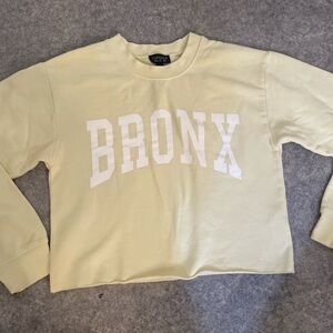 Topshop Cream Sweatshirt